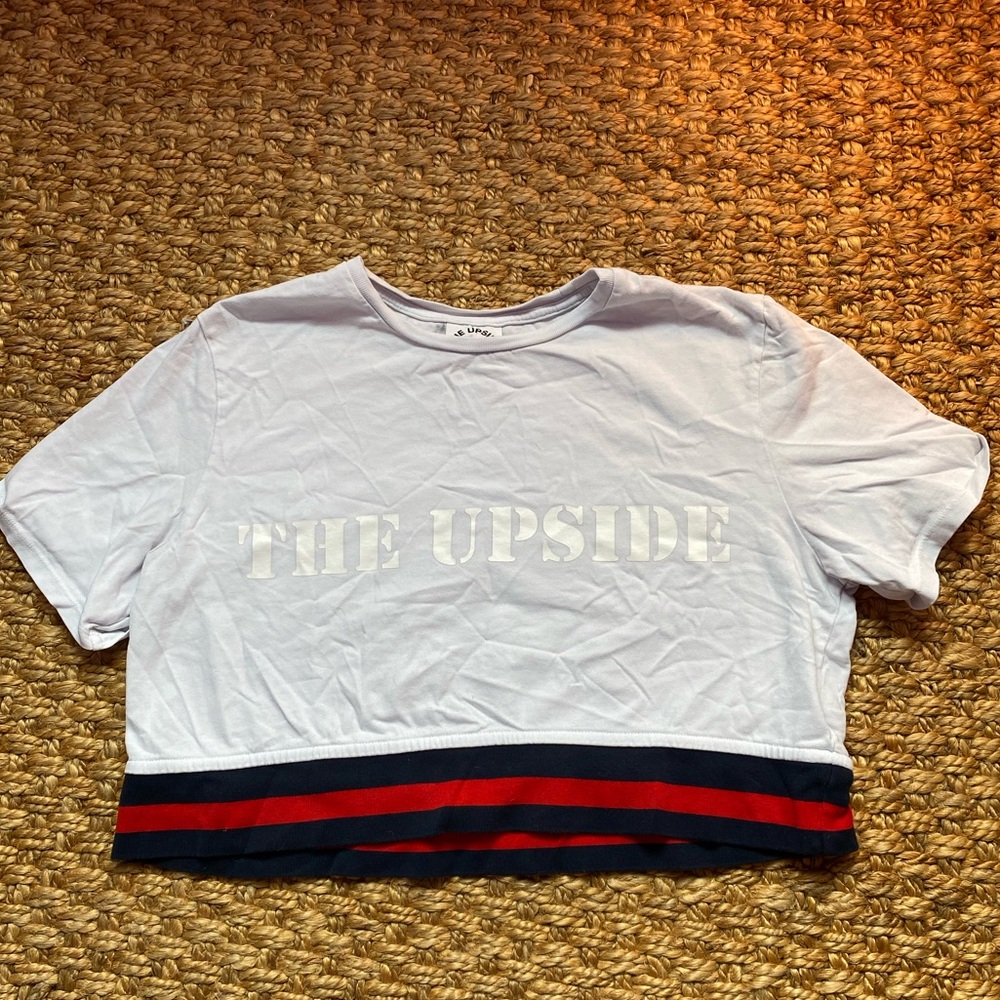 THE UPSIDE cropped tshirt size 6